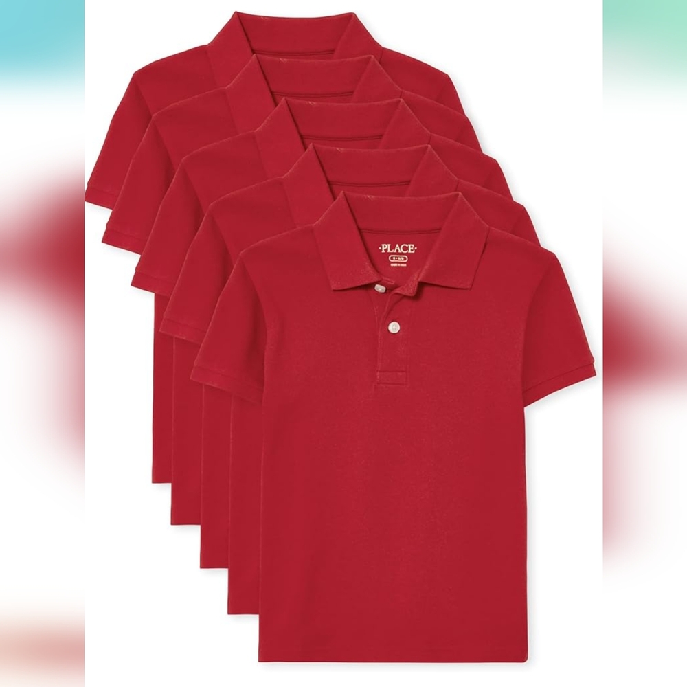 The Children's Place Red Polo Shirt for Kids